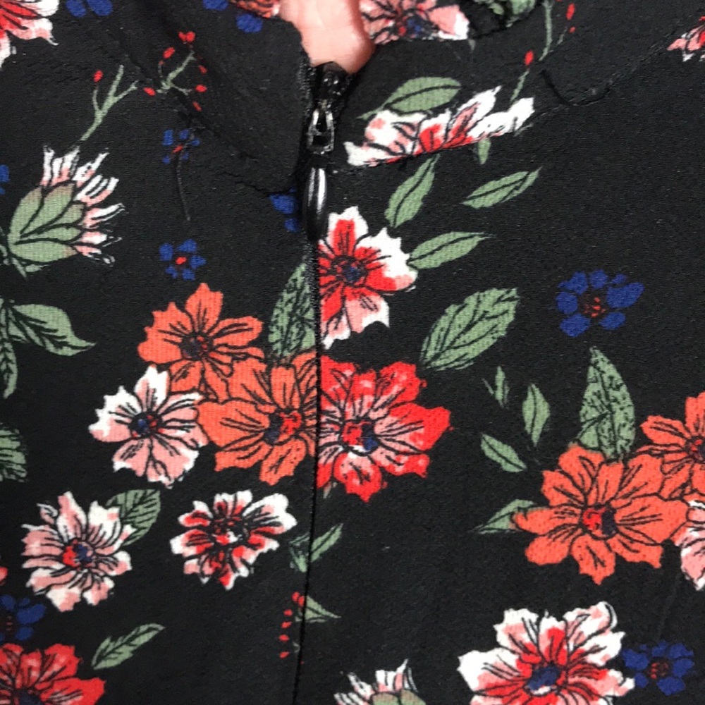 Free Generation Los Angeles black print mini dress - Picture 11 of 12